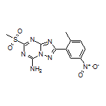 2-(2-Methyl-5-nitrophenyl)-5-(methylsulfonyl)-[1,2,4]triazolo[1,5-a][1,3,5]triazin-7-amine