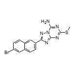 2-(6-Bromonaphthalen-2-yl)-5-(methylthio)-[1,2,4]triazolo[1,5-a][1,3,5]triazin-7-amine