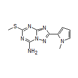 2-(1-Methyl-1H-pyrrol-2-yl)-5-(methylthio)-[1,2,4]triazolo[1,5-a][1,3,5]triazin-7-amine