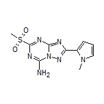 2-(1-Methyl-1H-pyrrol-2-yl)-5-(methylsulfonyl)-[1,2,4]triazolo[1,5-a][1,3,5]triazin-7-amine