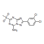 2-(3,4-Dichlorophenyl)-5-(methylsulfonyl)-[1,2,4]triazolo[1,5-a][1,3,5]triazin-7-amine