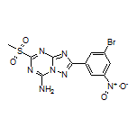 2-(3-Bromo-5-nitrophenyl)-5-(methylsulfonyl)-[1,2,4]triazolo[1,5-a][1,3,5]triazin-7-amine