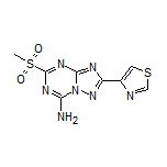 5-(Methylsulfonyl)-2-(thiazol-4-yl)-[1,2,4]triazolo[1,5-a][1,3,5]triazin-7-amine