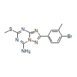 2-(4-Bromo-3-methylphenyl)-5-(methylthio)-[1,2,4]triazolo[1,5-a][1,3,5]triazin-7-amine