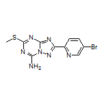 2-(5-Bromopyridin-2-yl)-5-(methylthio)-[1,2,4]triazolo[1,5-a][1,3,5]triazin-7-amine