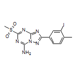 2-(3-Iodo-4-methylphenyl)-5-(methylsulfonyl)-[1,2,4]triazolo[1,5-a][1,3,5]triazin-7-amine