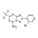 2-(3-Bromopyridin-4-yl)-5-(methylsulfonyl)-[1,2,4]triazolo[1,5-a][1,3,5]triazin-7-amine