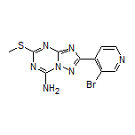 2-(3-Bromopyridin-4-yl)-5-(methylthio)-[1,2,4]triazolo[1,5-a][1,3,5]triazin-7-amine