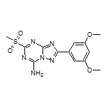 2-(3,5-Dimethoxyphenyl)-5-(methylsulfonyl)-[1,2,4]triazolo[1,5-a][1,3,5]triazin-7-amine