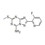 2-(3-Fluoropyridin-2-yl)-5-(methylthio)-[1,2,4]triazolo[1,5-a][1,3,5]triazin-7-amine