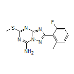 2-(2-Fluoro-6-methylphenyl)-5-(methylthio)-[1,2,4]triazolo[1,5-a][1,3,5]triazin-7-amine