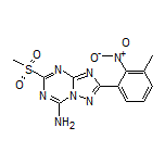 2-(3-Methyl-2-nitrophenyl)-5-(methylsulfonyl)-[1,2,4]triazolo[1,5-a][1,3,5]triazin-7-amine