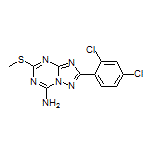 2-(2,4-Dichlorophenyl)-5-(methylthio)-[1,2,4]triazolo[1,5-a][1,3,5]triazin-7-amine