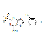 2-(2,4-Dichlorophenyl)-5-(methylsulfonyl)-[1,2,4]triazolo[1,5-a][1,3,5]triazin-7-amine