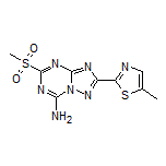 5-(Methylsulfonyl)-2-(5-methylthiazol-2-yl)-[1,2,4]triazolo[1,5-a][1,3,5]triazin-7-amine