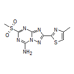 5-(Methylsulfonyl)-2-(4-methylthiazol-2-yl)-[1,2,4]triazolo[1,5-a][1,3,5]triazin-7-amine