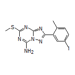 2-(5-Iodo-2-methylphenyl)-5-(methylthio)-[1,2,4]triazolo[1,5-a][1,3,5]triazin-7-amine