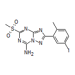 2-(5-Iodo-2-methylphenyl)-5-(methylsulfonyl)-[1,2,4]triazolo[1,5-a][1,3,5]triazin-7-amine