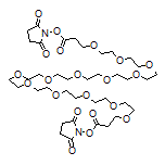 Bis(2,5-dioxo-1-pyrrolidinyl) 4,7,10,13,16,19,22,25,28,31,34,37,40-Tridecaoxatritetracontane-1,43-dioate