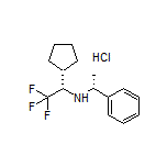 (S)-1-Cyclopentyl-2,2,2-trifluoro-N-[(R)-1-phenylethyl]ethanamine Hydrochloride