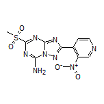 5-(Methylsulfonyl)-2-(3-nitropyridin-4-yl)-[1,2,4]triazolo[1,5-a][1,3,5]triazin-7-amine