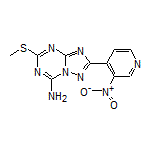 5-(Methylthio)-2-(3-nitropyridin-4-yl)-[1,2,4]triazolo[1,5-a][1,3,5]triazin-7-amine