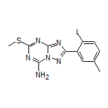 2-(2-Iodo-5-methylphenyl)-5-(methylthio)-[1,2,4]triazolo[1,5-a][1,3,5]triazin-7-amine