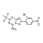 2-(2-Bromo-4-nitrophenyl)-5-(methylsulfonyl)-[1,2,4]triazolo[1,5-a][1,3,5]triazin-7-amine