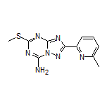 2-(6-Methylpyridin-2-yl)-5-(methylthio)-[1,2,4]triazolo[1,5-a][1,3,5]triazin-7-amine