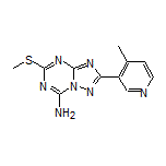 2-(4-Methylpyridin-3-yl)-5-(methylthio)-[1,2,4]triazolo[1,5-a][1,3,5]triazin-7-amine