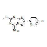 2-(5-Chloropyridin-2-yl)-5-(methylthio)-[1,2,4]triazolo[1,5-a][1,3,5]triazin-7-amine