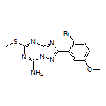 2-(2-Bromo-5-methoxyphenyl)-5-(methylthio)-[1,2,4]triazolo[1,5-a][1,3,5]triazin-7-amine