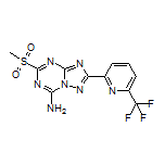 5-(Methylsulfonyl)-2-[6-(trifluoromethyl)pyridin-2-yl]-[1,2,4]triazolo[1,5-a][1,3,5]triazin-7-amine