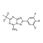 5-(Methylsulfonyl)-2-(3,4,5-trifluorophenyl)-[1,2,4]triazolo[1,5-a][1,3,5]triazin-7-amine