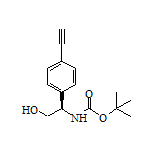 (R)-2-(Boc-amino)-2-(4-ethynylphenyl)ethanol