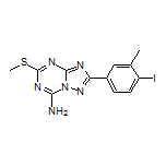 2-(4-Iodo-3-methylphenyl)-5-(methylthio)-[1,2,4]triazolo[1,5-a][1,3,5]triazin-7-amine