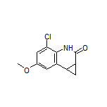 4-Chloro-6-methoxy-3,7b-dihydro-1H-cyclopropa[c]quinolin-2(1aH)-one