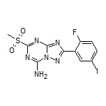 2-(2-Fluoro-5-iodophenyl)-5-(methylsulfonyl)-[1,2,4]triazolo[1,5-a][1,3,5]triazin-7-amine