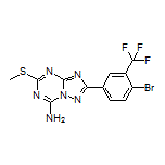 2-[4-Bromo-3-(trifluoromethyl)phenyl]-5-(methylthio)-[1,2,4]triazolo[1,5-a][1,3,5]triazin-7-amine