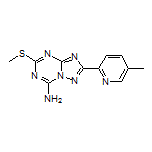 2-(5-Methylpyridin-2-yl)-5-(methylthio)-[1,2,4]triazolo[1,5-a][1,3,5]triazin-7-amine