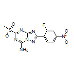 2-(2-Fluoro-4-nitrophenyl)-5-(methylsulfonyl)-[1,2,4]triazolo[1,5-a][1,3,5]triazin-7-amine