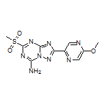 2-(5-Methoxypyrazin-2-yl)-5-(methylsulfonyl)-[1,2,4]triazolo[1,5-a][1,3,5]triazin-7-amine