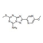 2-(5-Methoxypyrazin-2-yl)-5-(methylthio)-[1,2,4]triazolo[1,5-a][1,3,5]triazin-7-amine