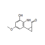 4-Hydroxy-6-methoxy-3,7b-dihydro-1H-cyclopropa[c]quinolin-2(1aH)-one