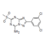 2-(3,5-Dichlorophenyl)-5-(methylsulfonyl)-[1,2,4]triazolo[1,5-a][1,3,5]triazin-7-amine