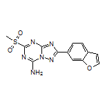 2-(Benzofuran-6-yl)-5-(methylsulfonyl)-[1,2,4]triazolo[1,5-a][1,3,5]triazin-7-amine