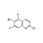 6-Bromo-2-chloro-5,7-difluoroquinoline