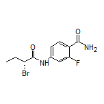 (R)-4-(2-Bromobutanamido)-2-fluorobenzamide