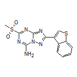 7-Amino-2-(3-benzothienyl)-5-(methylsulfonyl)-[1,2,4]triazolo[1,5-a][1,3,5]triazine