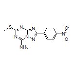 5-(Methylthio)-2-(4-nitrophenyl)-[1,2,4]triazolo[1,5-a][1,3,5]triazin-7-amine